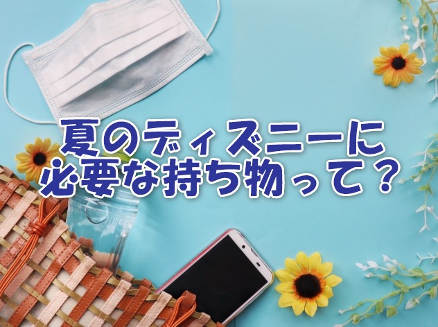 夏ディズニーを楽しもう おすすめの暑さ対策って 持ち物や涼める場所を紹介 Tdrreport